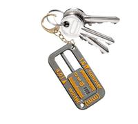 Key Chain,Measure Tool | Tire Thread Depth Gauge,for Motorcycle Van Car Auto Maintenance Safety Inspection Handbag Purse Wallet Backpack Women Men