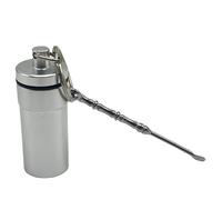 Key Chain Pill Container | Small Airtight Case | Keychain Pocket Pill Holder Box - for Adults Men Women Jewelry Fish Oil Ear Plug Daily Travel Hiking Camping