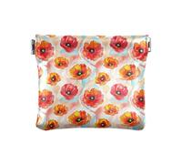 Key Chain Pouch, Poppy Flowers Red Orange Small Change Pouch Portable Change Purse, Small Makeup Bag for Women, Poppy Flowers Red Orange, One Size, Poppy Flowers Red Orange