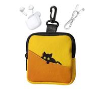 Key Chain Purse - Portable Cat Bag with Key Ring | Pocket for Small Change - for Keys Cat Money Children School Office Shopping Outdoor Birthday Christmas