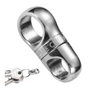 Key Chain Rings Plug - Magnetic Rotating Titanium Alloy Key Ring Heavy Duty Key Chain Accessories with 20 kg Storage Load for Car Keys, Home, Office, Backpack, Equipment