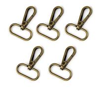 Key Chain Strap Buckles Collar Carabiner Snap Hook DIY Part Accessories 5pcs 1.6/2/2.5/3.2/3.8cm