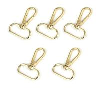 Key Chain Strap Buckles Collar Carabiner Snap Hook DIY Part Accessories 5pcs 1.6/2/2.5/3.2/3.8cm