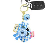Key Chain with Flashlight - Car Projection Key Ring with Light in Bear Design,Alloy Bag Pendant Key Chain with 8 Switchable Projection Patterns for Boys Girls Kids