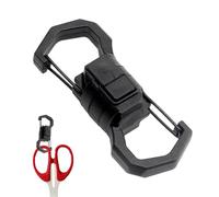 Key Chain with Quick Release - Magnetic Clip for Rolling Up a Fly Fishing Net, Magnetic Clip with High Load Capacity, Magnetic Clip Holder, Portable Fly Tying Equipment for Ang