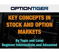 Key Concepts in Stock and Option Markets by Topic and Level Beginner Intermediate and Advanced