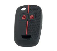Key Cover for Opel for VAUXHALL, Folding 2-Button Silicone Key Case Remote Cover for Adam Corsa Remote Control Protector