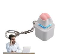 Key Cube Fidget - Toys Keyboard Clicke, Joke Toys Mood | Hung Cell Phone Cases, Wooden Fish Temple Block Shape, Vibrant Illumination 4x2.5x2.5cm/1.57x0.98x0.98 Inches, 1pc of Keyboard Fidget Toys