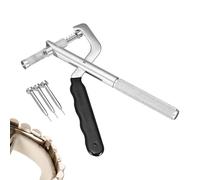 Key Cutter Tool - 3.85 x 0.51 x 5.9 Inch Aluminium Steel Construction, , Portable, Compact Design, Manual Precision Cutting Instrument, Service for Automotive Watercraft