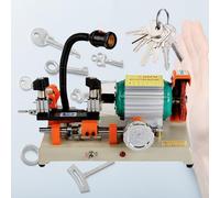 Key Cutting Machine for Duplicating Various Hollow, Wavy, Cylindrical Shapes, Professional Keys Duplicator with Brush for Making Keys, Easy and Efficient