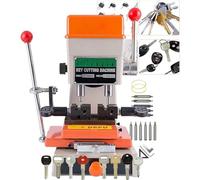 Key Cutting Machine Professional 368A, Automatic Key Duplicator for Universal Key Copy Tool, Vertical Key Copier for Locksmith Tools