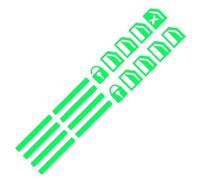 Key Decoration Car Door Window Lift Button Luminous Switch Button Sticker Windows Control Pane Night Glowing Fluorescent Decals Switch