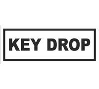 Key Drop Keys Here Hotel/Garage Information Sign Self Adhesive Gloss Sticker 165mm