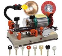 Key Duplicating Machine, 120w Multifunctional Professional Horizontal Key Cutting Machine for Various Hollow, Wavy, and Cylindrical Shapes