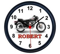 Key Expressions Personalised Classic Motorcycle Wall Clock for ROYAL ENFIELD BULLET 500 Enthusiasts