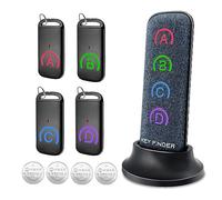 Key Finder, Chlovoe Item Finder with Advanced Fabric Remote & Slim Receivers Key Wallet Finder Item Locator with 85dB Loud Sound and 131ft Working Range