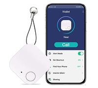 Key Finder,Key Finder for iOS/Android Phone, Key Finder and Item Locator for Purse Wallet Keychain,Bluetooth Tracker with One Touch Find & Anti-Loss Function (white)