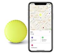 Key Finder Locator, StarTag Wallet Tracker, MangoTek Bluetooth Smart Tracker Tag Work with Apple Find My (iOS Only), Luggage Tracker with Holder Case & 1 Year Replaceable Battery