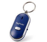 Key Finder Locator, Voice Control Key chain Locator for Lost Keys, Item finders Keychain Locator with LED Flashlight, Smart Key Finder for Keys, Dogs, Cats, Wallet, Cell Phone, Best Gifts (Blue)
