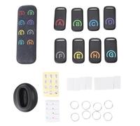 Key Finder Locator, Wireless Slim Rf Key Wallet Finder Remote Finders Locator with 80db Loud Sound,1 Transmitter and 8 Receivers for Finding Key, TV Remote, Wallet