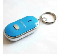 Key Finder Locator with Sound & LED Flashlight, Whistle Voice-Activated Anti-Lost Keychain Locator for Lost Keys, Wallet, Phone, Pet Collar, Smart Beeping Item Finder Gift (Blue)