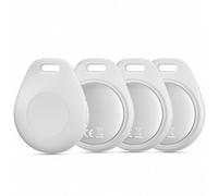 Key Finder,Smart Air Tracker Tag Compatible with Apple Find My App (iOS ONLY,Not Android),Key Finder for Keys,Luggage,Suitcase,Wallet,Replaceable Battery,IP67 Waterproof,4-Pack