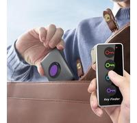 Key Finder Tracker - Remote Tracking Accessory, 85dB Alarm Key Locator, 131ft Range Remote Tracker, Portable Tracking Device For Wallets Family Friends Easy Lost Item Finding Tool Finder Accessory