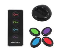 KEY FINDER - Wireless Locator Buttons, Remote Control Tracking Device | Wallet Keys Finder Sound, Loud Beeping Sound Key Slot, Key Finder for Family Friends, Find Key Wallet and Passport