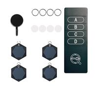 Key Finder Wireless Tracker 4-in-1 Anti Lost Tag Tracker for Finding Wallet Phone Glasses Pet