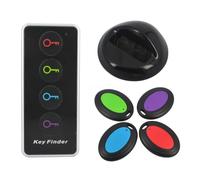 Key Finder with Light Remote Control Finder Locator with 4 Tracker Tag for Keys Cane Wallet Remote Control
