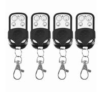 Key Fob 4pcs Remote Control Controls Key Fob for Car Garage Door Gate 433mh Universal Cloning Wireless z Plastic Wireless Remote Auto Key Fob Replacement