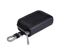 Key Fob Bag - Luxury Key Fob Leather Bag with Zipper | Car Signal Blocking, Anti-Theft Pouch, Anti-Hacking Case Blocker for Car Security, Keyless Entry Keys Case Protect Stylish