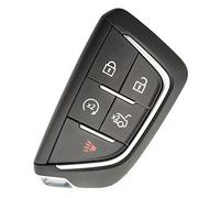 Key Fob Case Shell Cover Fit for Chevy Chevrolet Suburban Tahoe Corvette GMC Yukon 5 Buttons Keyless Entry Remote Key Housing Replacement (1)