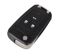 Key Fob Cases Compatible With Cruze For Epica For Lova For Camaro For Impala 2010 2011 2012 2013 HU100 1pcs Car Flip Folding Remote Car Key Shell(4button)