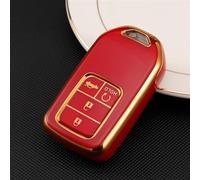 Key Fob Cases Compatible With Fit Lucky For Vezel For City For Civic For Jazz For BR-V For HRV For HR-V For Shuttle Gp8 1pcs Car Key Case Cover Key Protective Cover(4,4button)