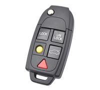 Key Fob Cases Compatible With Volvo For S80 2004 2005 2006 For S60 2004 2005 2006 2007 2008 2009 5 Button Car Remote Shell Key Case Flip Folding Key Shell