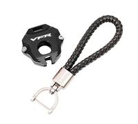 Key Fob Cover Case Shell For HON@&DA VFR 800 1200 VFR800 VFR800 Motorcycle Accessories Key Cover Case Shell Keychain Keyring Key Chain Holder(1Set Black)