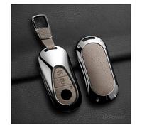 key fob cover For Benz 2023/24 C 260 S Class W206 W223 S350 C260 C300 /400/450/500 Alloy Style Car Key Case Cover Shell(D Elephant Grey 2)