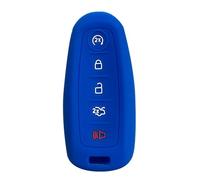 Key Fob Cover For Kuga 2 2018 Escape Explorer Edge Flex For Focus Taurus For Lincoln Mks-blue