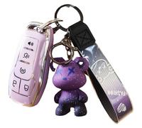 Key Fob Cover pink car accessories for Ford Mustang B5 A FOR Explorer Raptor F-150 Soft TPU Case Protector (1pcs,19)