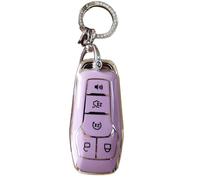 Key Fob Cover pink car accessories for Ford Mustang B5 A FOR Explorer Raptor F-150 Soft TPU Case Protector (1pcs,17)