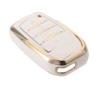 Key Fob Cover Soft TPU Full Cover Key Fob Case Car Key Protection 4-Button Key Fob Shell for Toyota Crown Corolla Cross Highlander Camry
