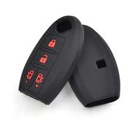 Key Fob Jacket, MKVAXR Silicone Car Key Case Cover Keyless Remote Fob Shell, for NISSAN, Quest, Elgrand NV200, Evalia, Serena MPV