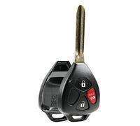 Key Fob Keyless Entry Remote Shell Case & Pad fits Toyota 4Runner Matrix Rav4 Venza Yaris/Scion iQ tC xB xD (HYQ12BBY, GQ4-29T, MOZB41TG)