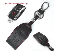 Key Fob Leather Case for For JAGUAR XF XK XKR, Protect Your For Smart Remote Key in a Fashionable Way