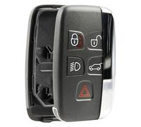 Key Fob Remote Shell Case Smart Replacement for 2010 2011 2012 2013 2014 2015 2016 2017 Jaguar F-Type XE XF XJ XK Land Rover LR4 (KOBJTF10A)