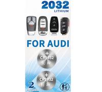 Key Fob Replacement Batteries for Audi (A3 A4 A5 A6 A7 A8 Q3 Q4 Q5 Q6 Q7 Q8 R8 RS RS3 RS4 RS5 RS6 RS7 S3 S4 S5 S6 S7 S8 SQ5 SQ7 SQ8 TT Allroad Sportback Quattro) Remote (2-Pack) (Check Fitment Guide)
