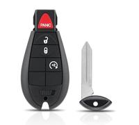 Key Fob Replacement Fits for Jeep Cherokee 2014 2015 2016 2017 2018 2019 2020 2021 2022 2023 Keyless Entry Remote Control GQ4-53T, 4 Buttons