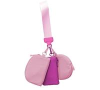 Key Fob Wallet - Key Ring Purse, Purse Key Ring with Three Zippers the Wrist | Removable Purse with Zip, Small Portable Card Holder, pink, see description, See description