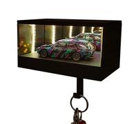 Key Garage - Hanging Keys Garage, Small Key Holder, Compact LED Keys Hanger | Hanger for Car Keyy, Door, Apartment, Home, Office, Entryway, Mail, Wall, Organization, Keyy Storage Use